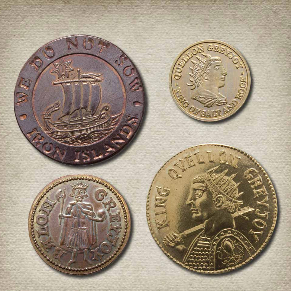 House Greyjoy Set of Four Coins