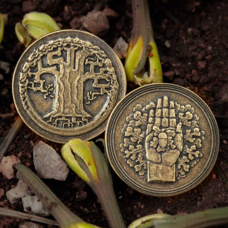 Garth VII Gardener Goldenhand Coin | ASOIAF Game of Thrones Merchandise Gifts from Shire Post Mint