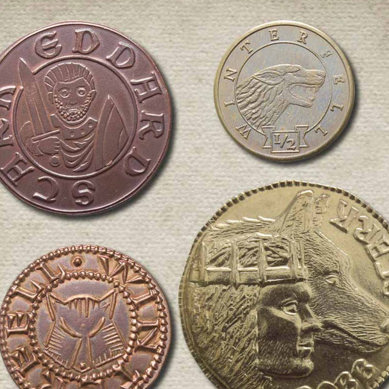 House Stark Set of Four Coins