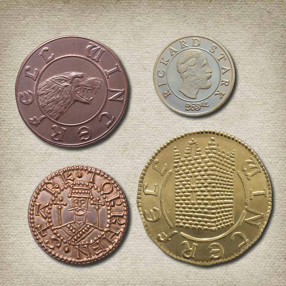 House Stark Set of Four Coins