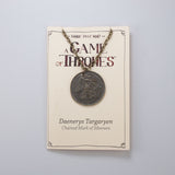 Daenerys Targaryen Chained Mark of Meereen Necklace | ASOIAF Game of Thrones | Shire Post Mint Gifts
