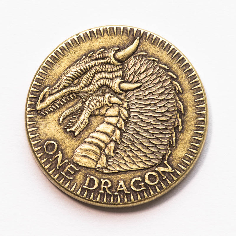 Viserys I Targaryen Golden Dragon in solid brass