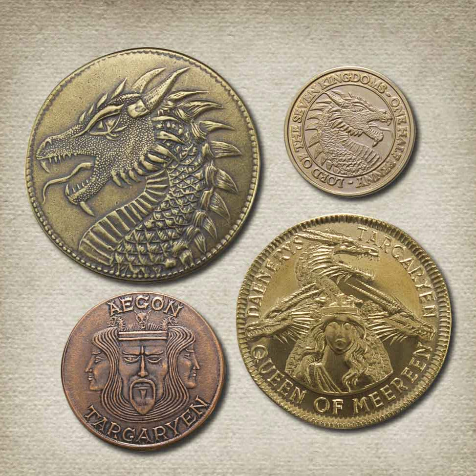 House Targaryen Set of Four Coins