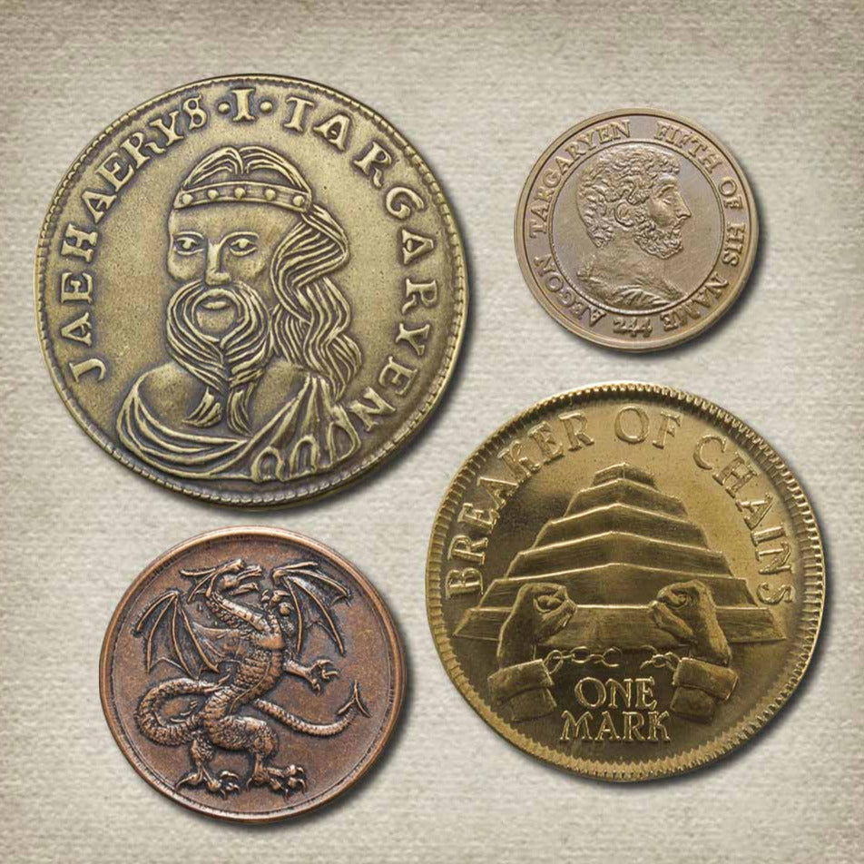 House Targaryen Set of Four Coins