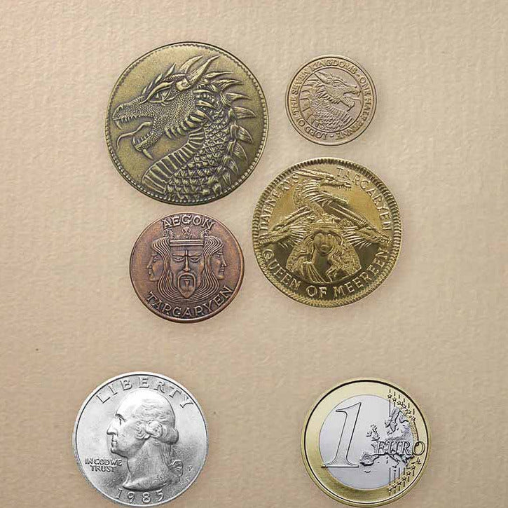 House Targaryen Set of Four Coins