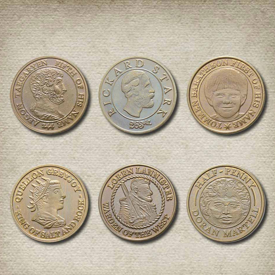 Set of Six Houses - Half-Pennies