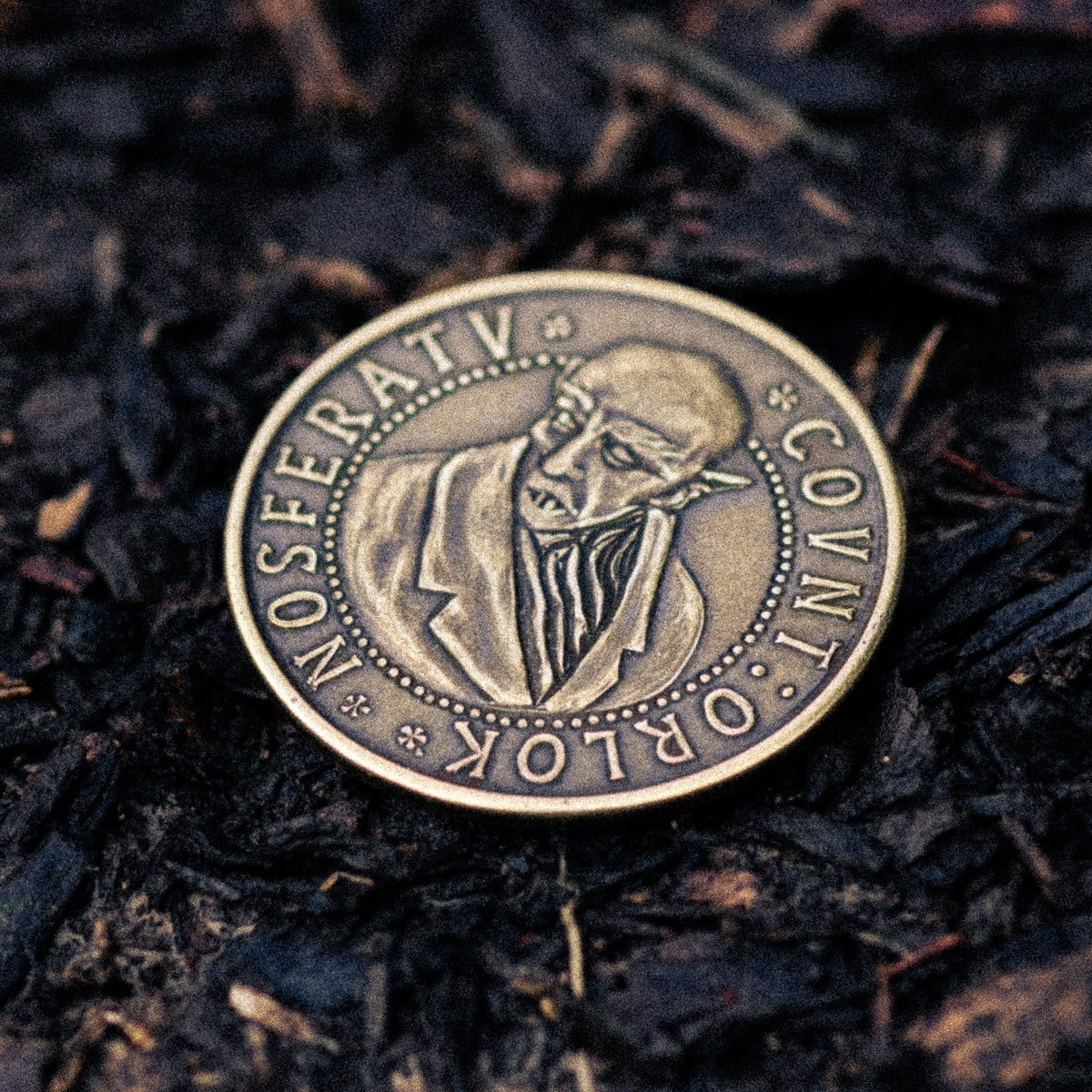 Nosferatu Count Orlok Brass Coin