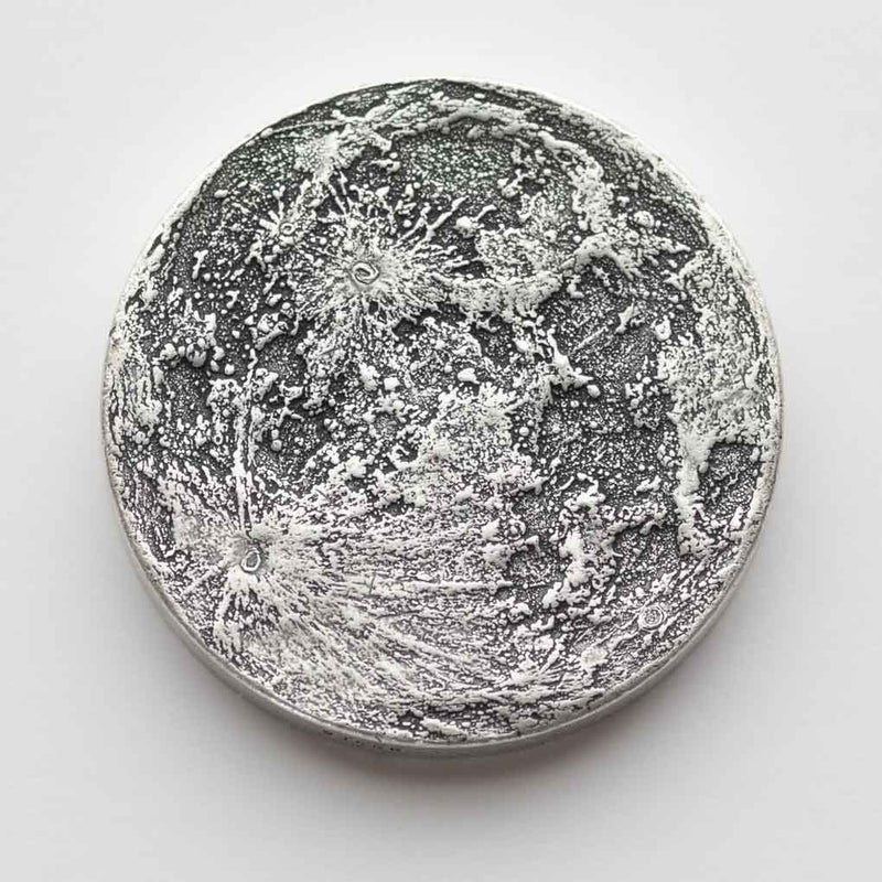 Silver 2 oz. Supermoon Coin - Large 1.5" Ultra Chunky