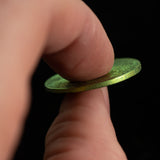 Green Moon Coin - 1" Anodized Niobium gift