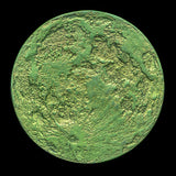 Green Moon Coin - 1" Anodized Niobium gift