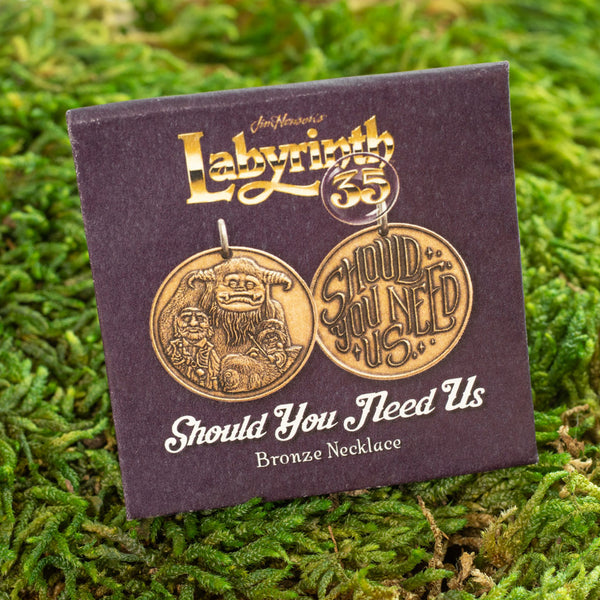 Should You Need Us Necklace | Jim Henson's Labyrinth | Shire Post Mint Gifts