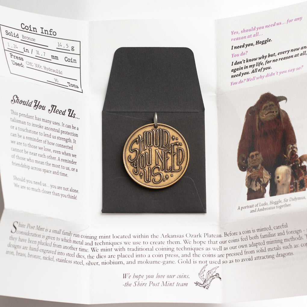 Should You Need Us Charm | Jim Henson's Labyrinth | Shire Post Mint Gifts