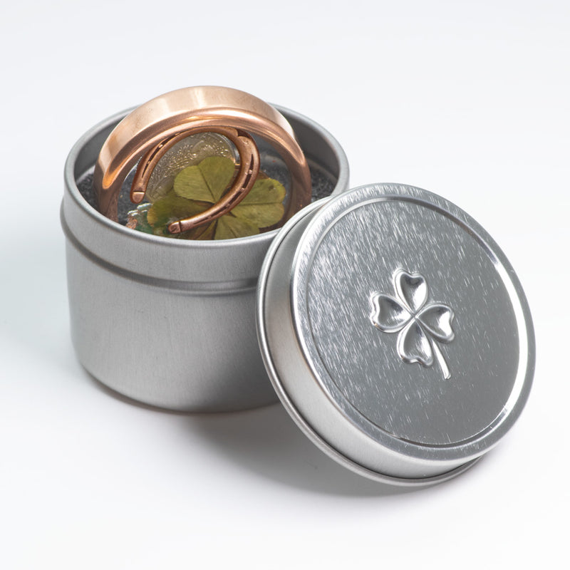 MISFITS - Imperfect Extremely Lucky Coin | Copper Horseshoe | 4+ Leaf Clover