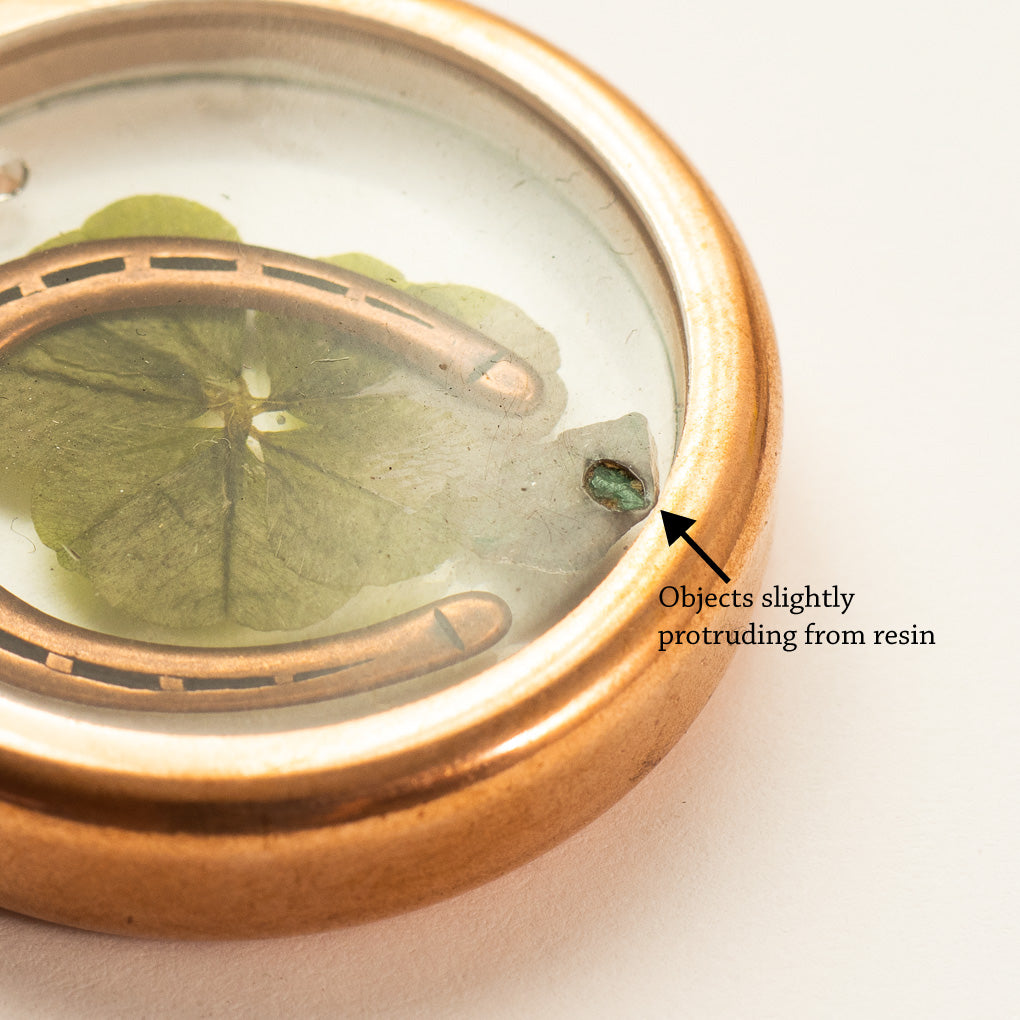 MISFITS - Imperfect Extremely Lucky Coin | Bronze Horseshoe | 4+ Leaf Clover