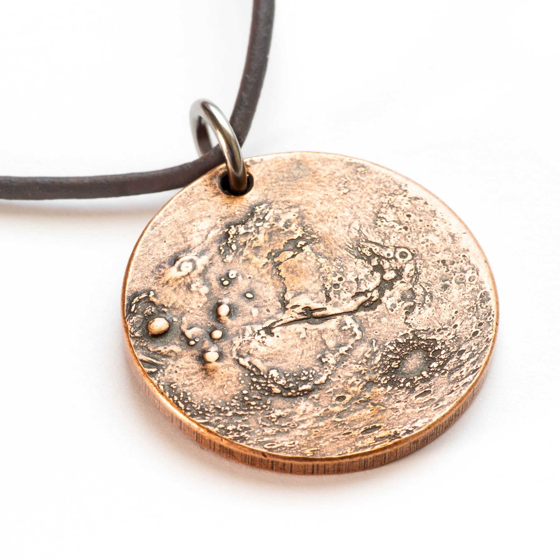 Mars red planet martian olympus mons valles marineris necklace | Shire Post Mint