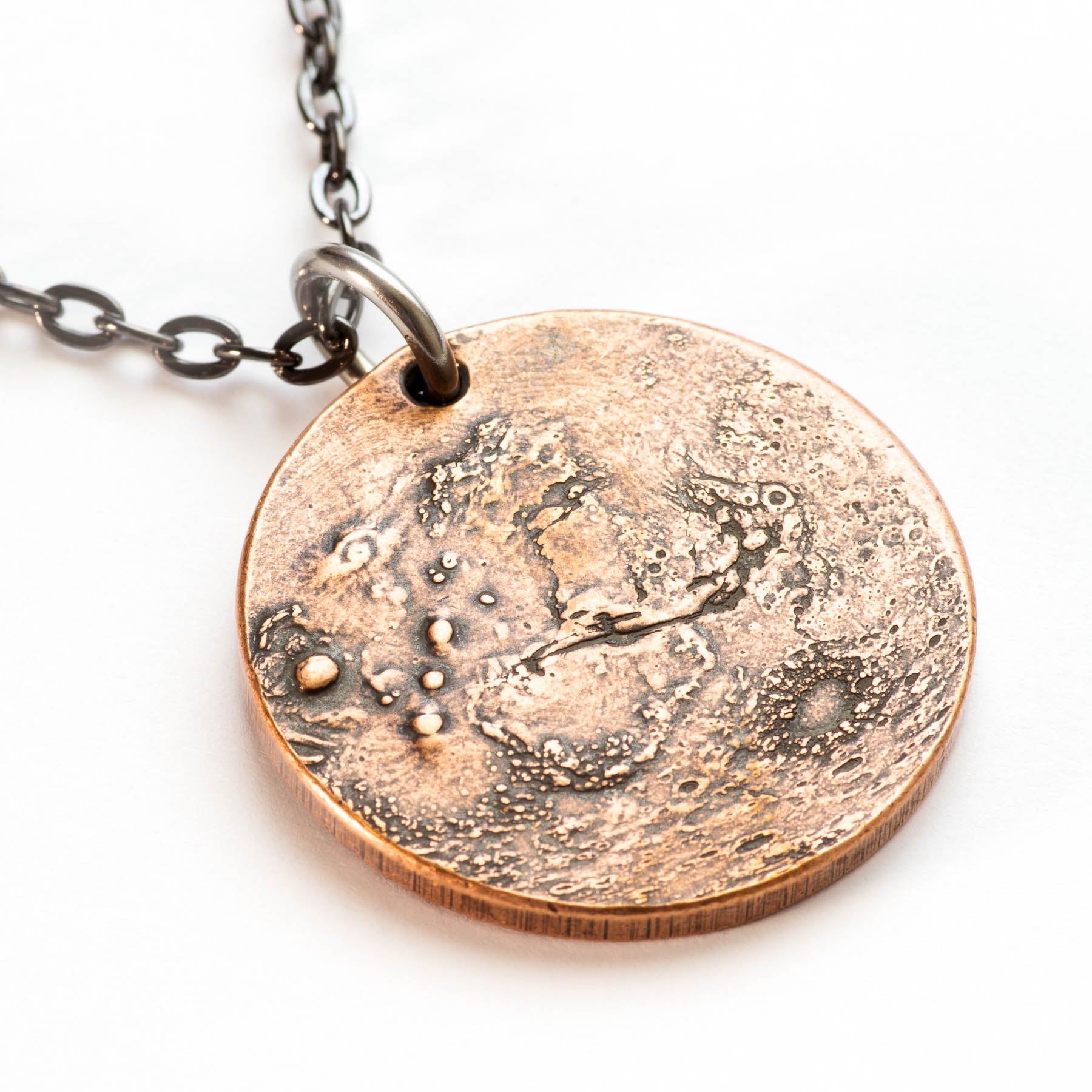 Mars red planet martian olympus mons valles marineris necklace | Shire Post Mint