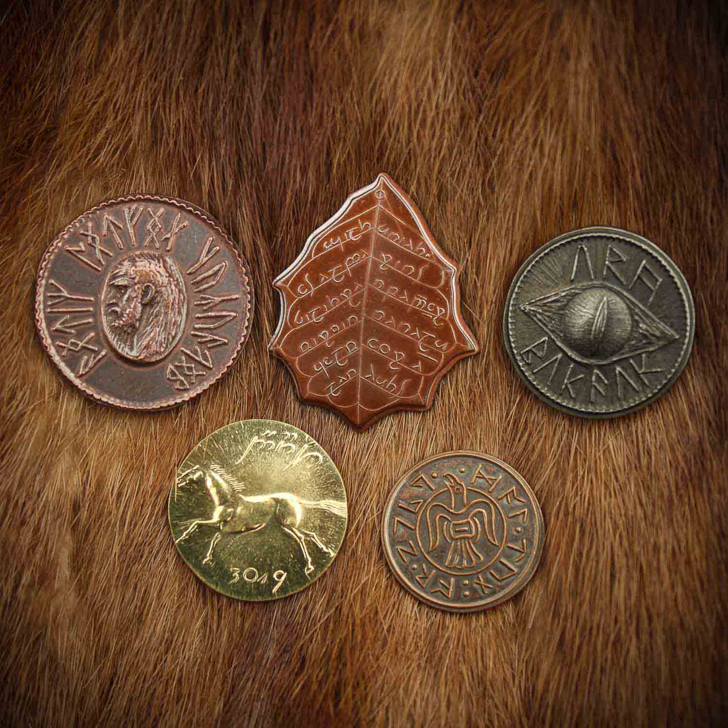 The Lord of the Rings™ Set #1 - Middle-earth Set of Five Coins