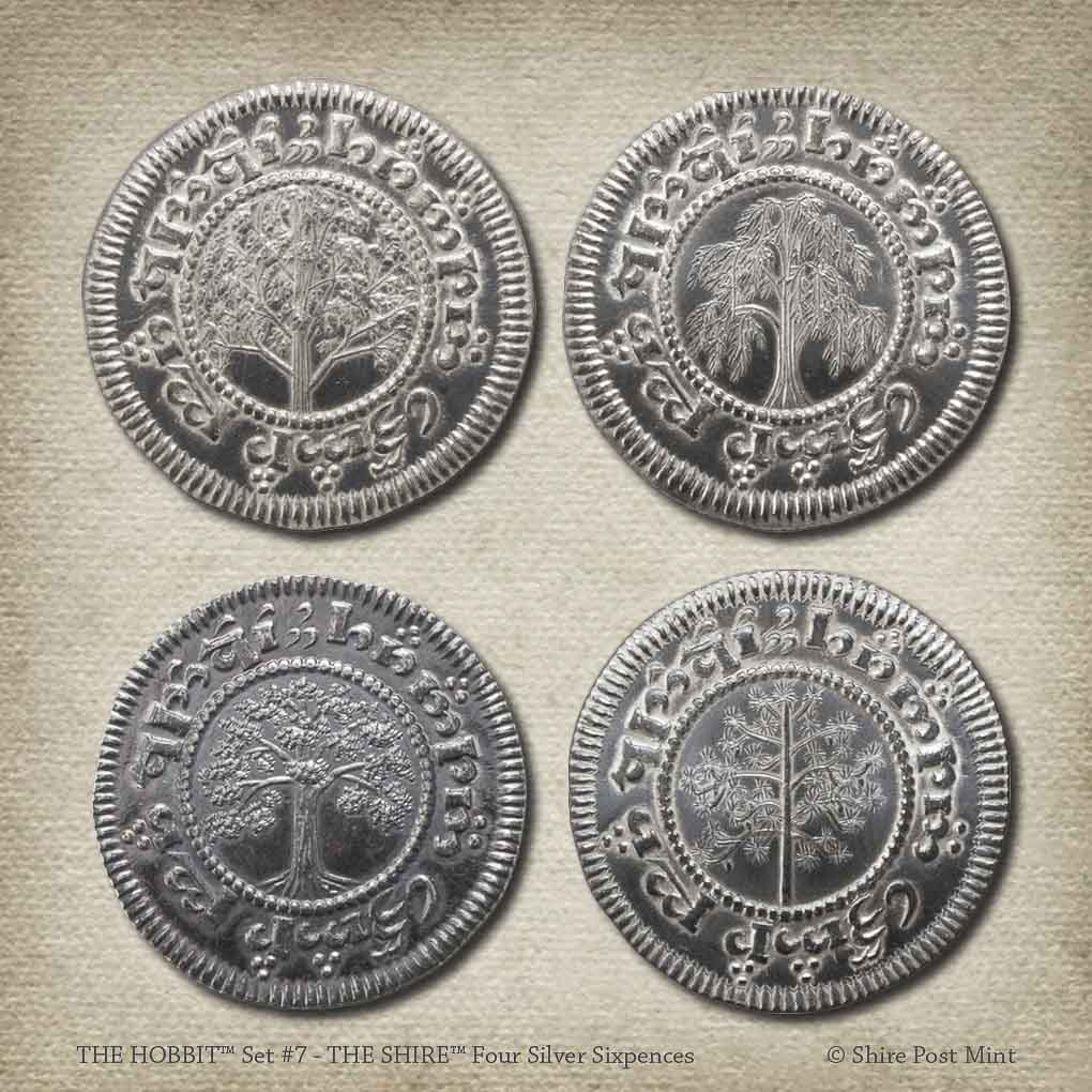 The Hobbit™ Set #7 - The Shire Four Silver Sixpences