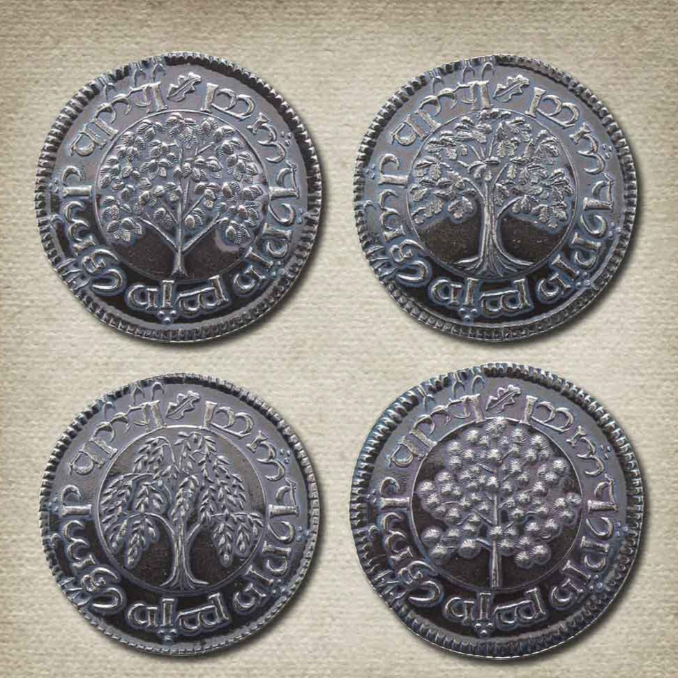 Hobbit™ Set #8 Four Silver Shillings