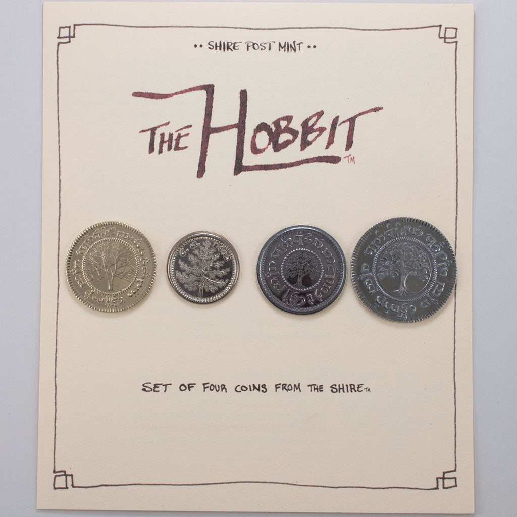 The Hobbit™ Set #2 - The Shire™ Deluxe Set of Four Coins - Silver and Brass