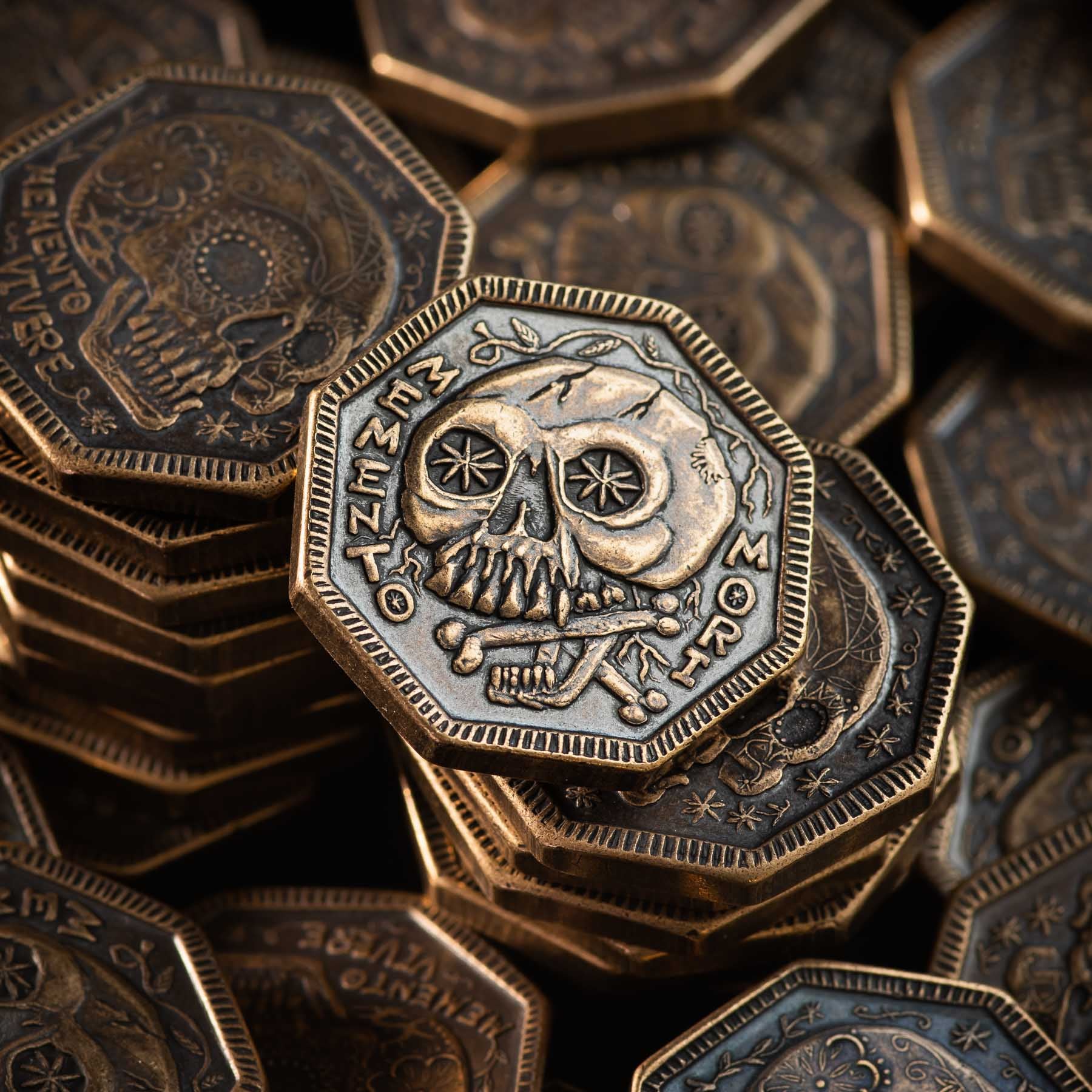 Memento Mori Bronze Coin | Shire Post Mint