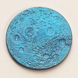 Blue Moon Coin - 1" Anodized Niobium