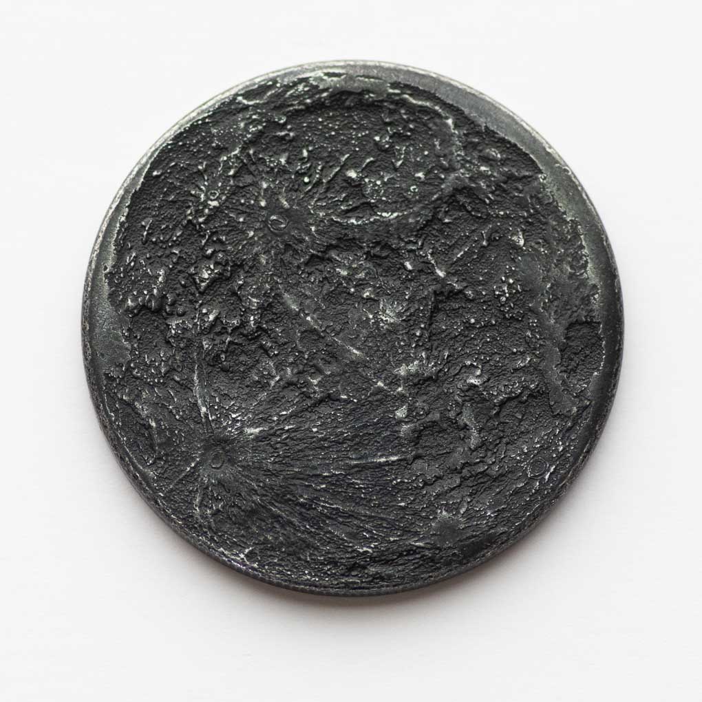 Iron Super New Moon Coin - Large 1.5"