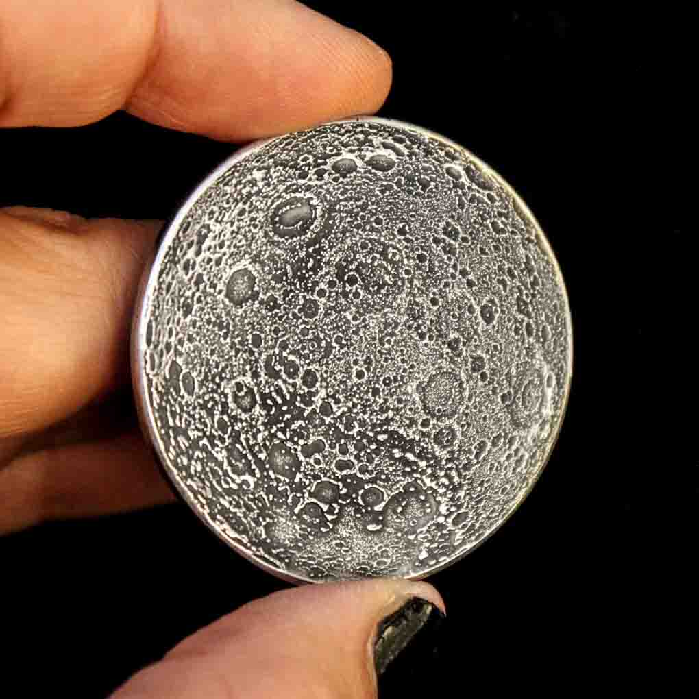 Silver Supermoon 1 oz Coin - Large 1.5"