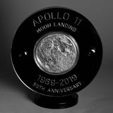 Moon Landing Silver Coin with Boot Print - Apollo 11 - 50th Anniversary 1969-2019