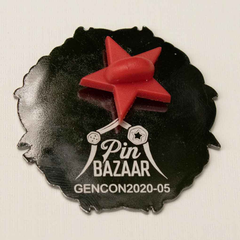 Memento Mori Enamel Pin - Gen Con Online Exclusive - Pin Bazaar