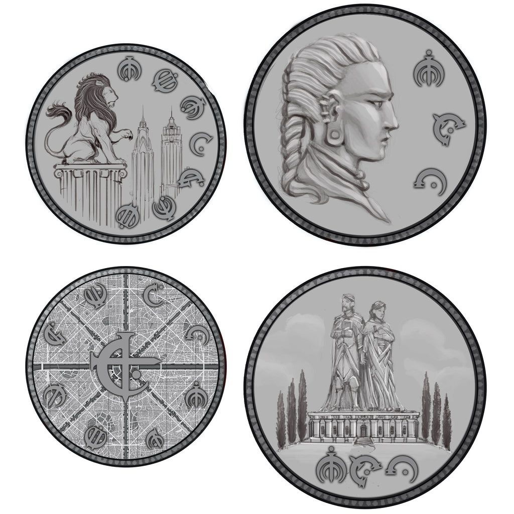 Mistborn™ Set 2 Two Coins of Elendel 
