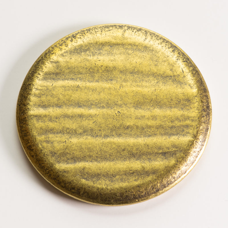 Supreme Pizza Coin in Brass with Tiny Pizza Box