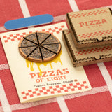 Pizzas of Eight Breakable Supreme Pizza Coin with two Tiny Pizza Boxes and Funny Packaging | Shire Post Mint