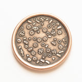 Pizza Pi Coin in Copper with Tiny Pizza Box
