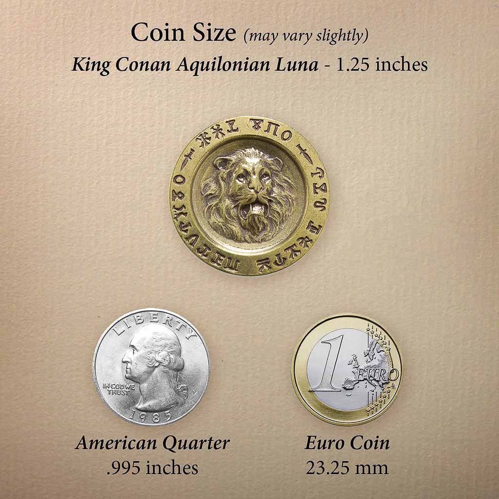 King Conan Aqualonian Coin | Felix Rasumny Lion | Shire Post Mint Gifts