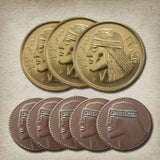 Aquilonian Set of Eight Gaming Coins