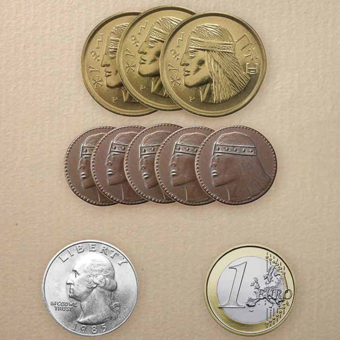 Aquilonian Set of Eight Gaming Coins