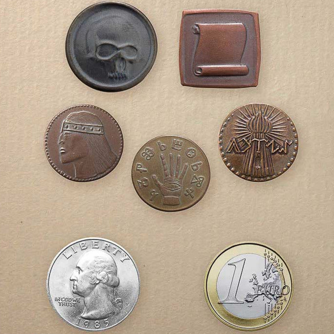Conan Set #1 - Five Coins from the Hyborian Age | Shire Post Mint | Conan the Barbarian Crom Stygia