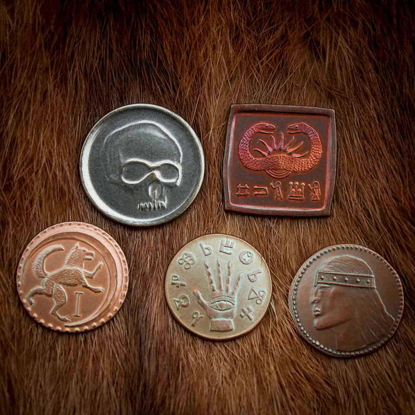 Conan Set #1 - Five Coins from the Hyborian Age | Shire Post Mint | Conan the Barbarian Crom Stygia