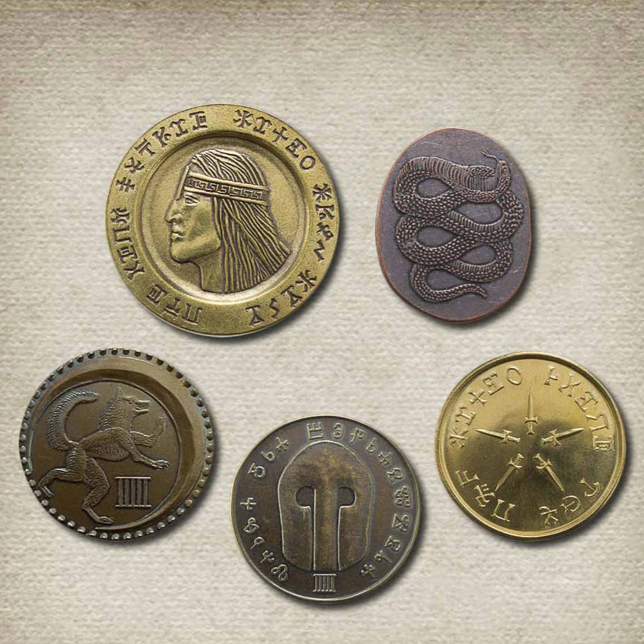 Conan Set #2 - Five Coins from the Hyborian Age | Shire Post Mint | Conan the Barbarian Stygia