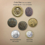 Conan Set #2 - Five Coins from the Hyborian Age | Shire Post Mint | Conan the Barbarian Stygia