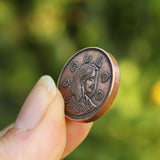 Mistborn coins - Copper Clip of Elendel - novels by Brandon Sanderson - coin by Shire Post Mint