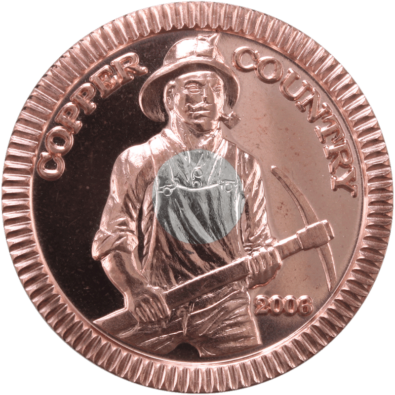 Copper Country Bi-Metal Bullion - Bullion, Shire Post Mint, 