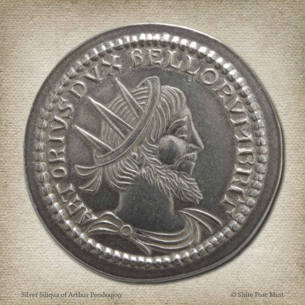 King Arthur Coin Silver Siliqua Arthur Pendragon
