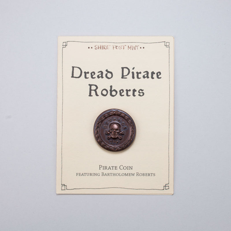 Dread Pirate Roberts Coin in Solid Copper