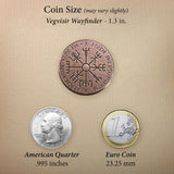 Vegvisir Wayfinder Coin - Bronze | Shire Post Mint Gifts