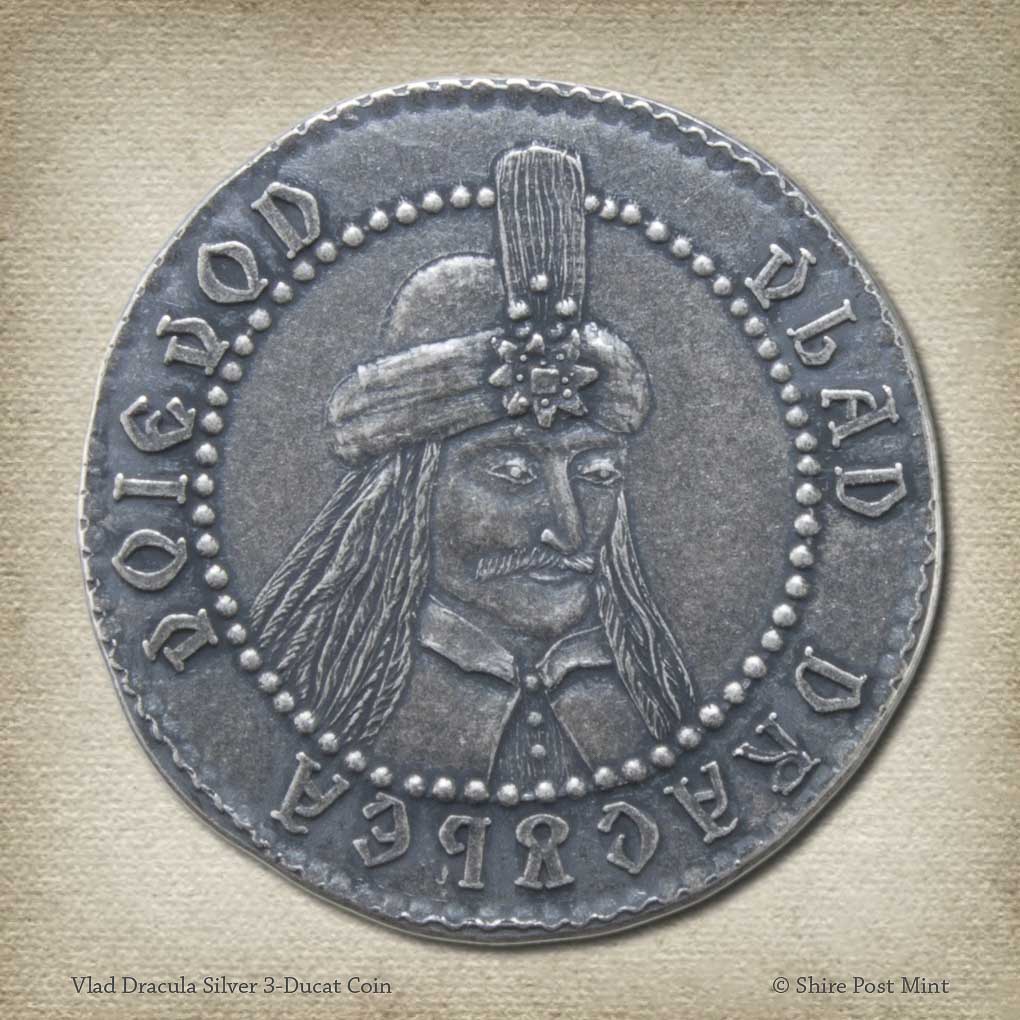Vlad Dracula Silver 3 Ducat Coin