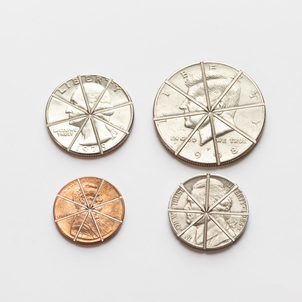 Coin de table - Set de 4 coins de table transparents, minces