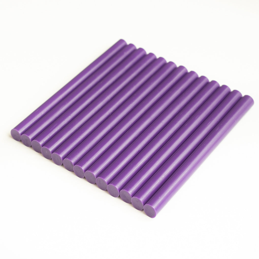 Purple Hot Glue Sticks 13 Pack - Baker's Dozen