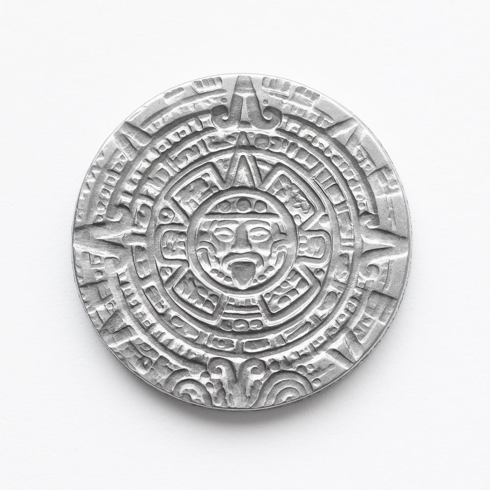 Aztec Sun Stone Wax Seal Coin | Shire Post Mint